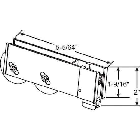 Strybuc Patio Door Roller Tandem 9-378